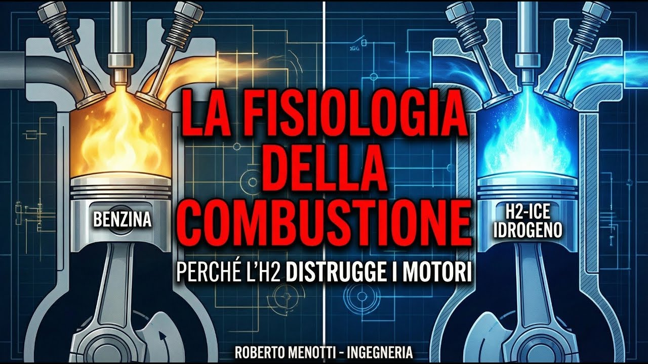 🧪 H2-ICE: Perché l'Idrogeno Distrugge i Motori (Se non Progettati Così) - Analisi 2026
