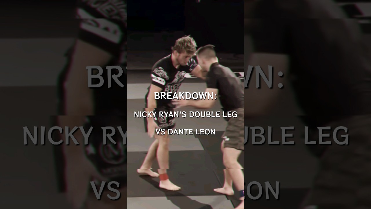 BREAKING DOWN NICKY RYAN'S DOUBLE LEG VS DANTE LEON #adcc #bjj #nogi #wrestling #grappling