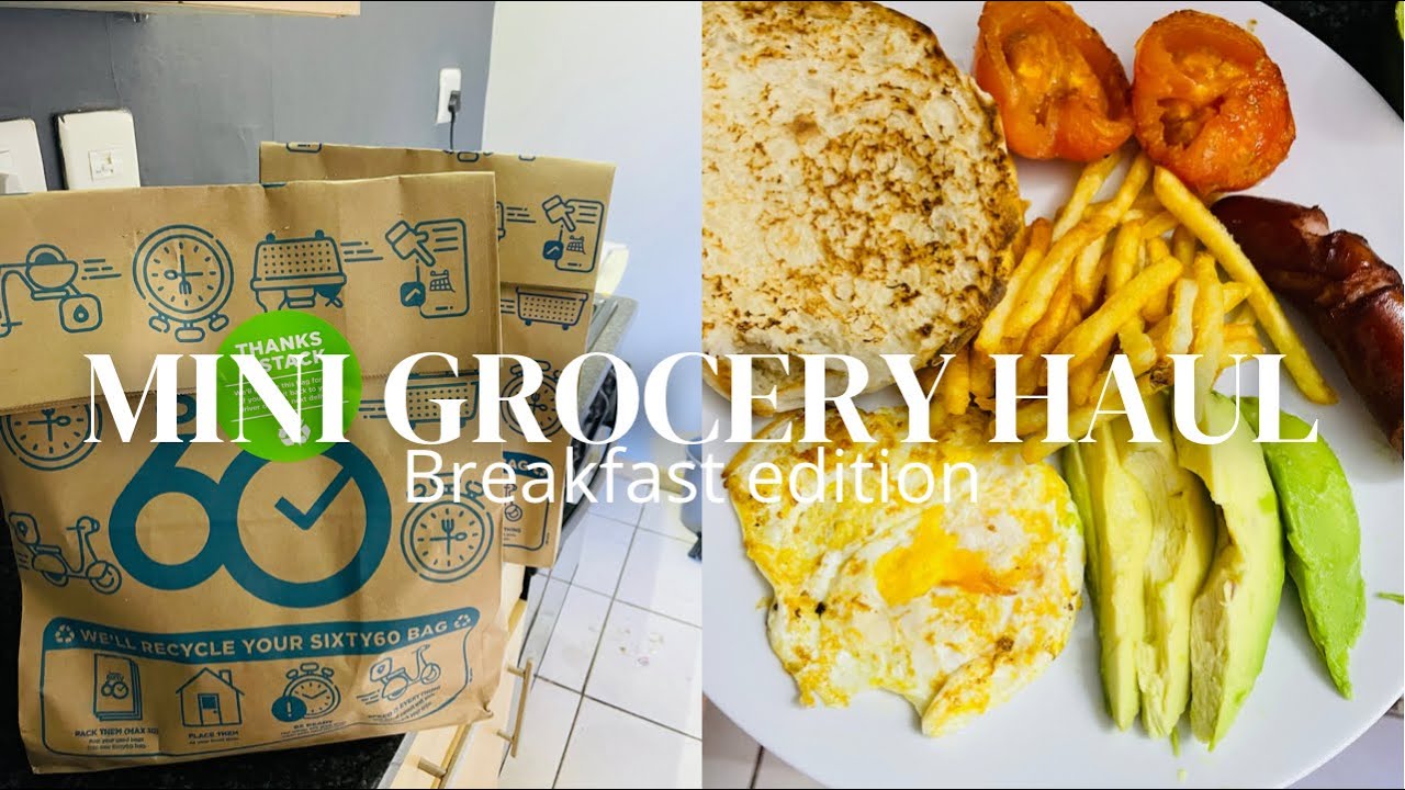MINI STUDENT GROCERY HAUL|| Breakfast edition||South African YouTuber
