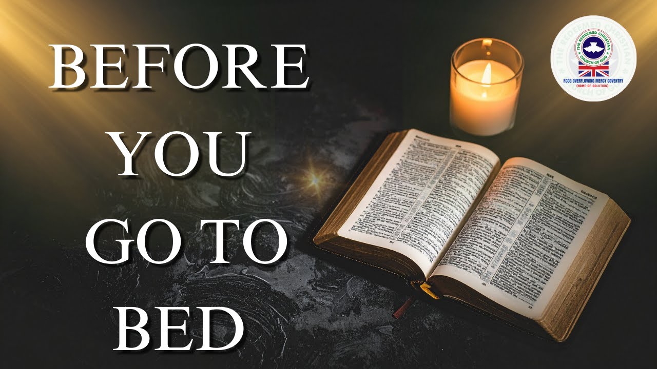 BEFORE YOU GO TO BED, TAKE IT OVER - PARYER TOPIC : MANY OPPORTUNITIES