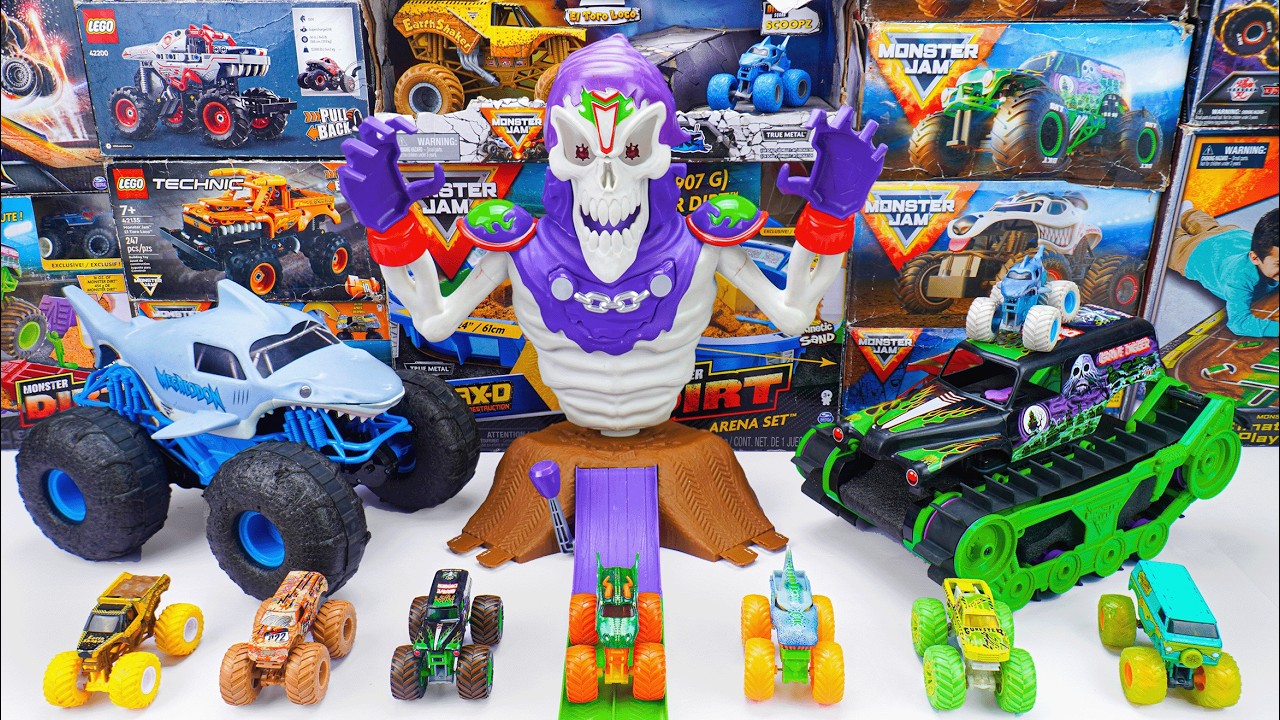 Monster Jam Collection Unboxing Review | Monster Jam Trucks Power Rush Into the Stadium