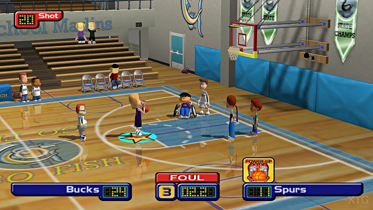 Backyard Basketball PS2 Геймплей HD (PCSX2 v1.7.0)