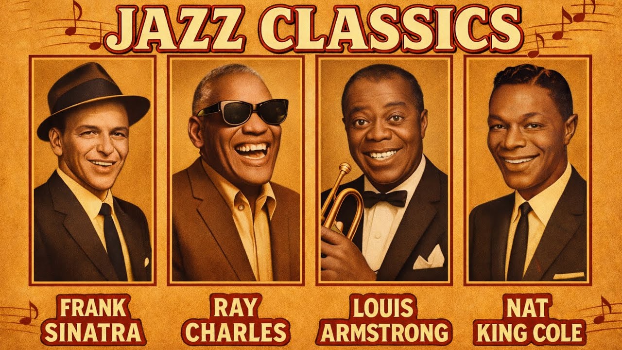 Best Jazz Songs 2026 🎵 Frank Sinatra, Louis Armstrong, Nat King Cole | Vintage Jazz Love