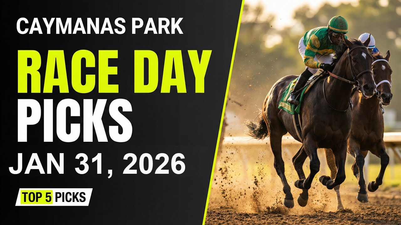 Caymanas Park | TOP 5 PICKS | January 31, 2026
