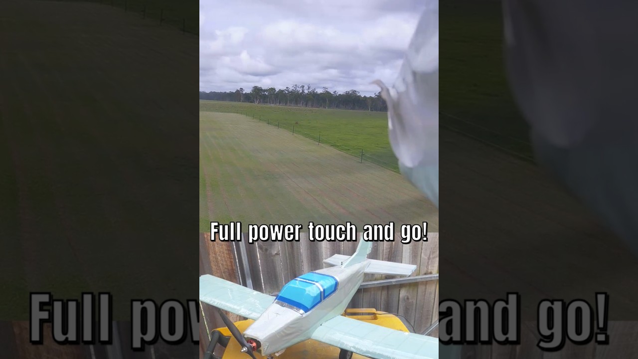 RC Plane touch and go 