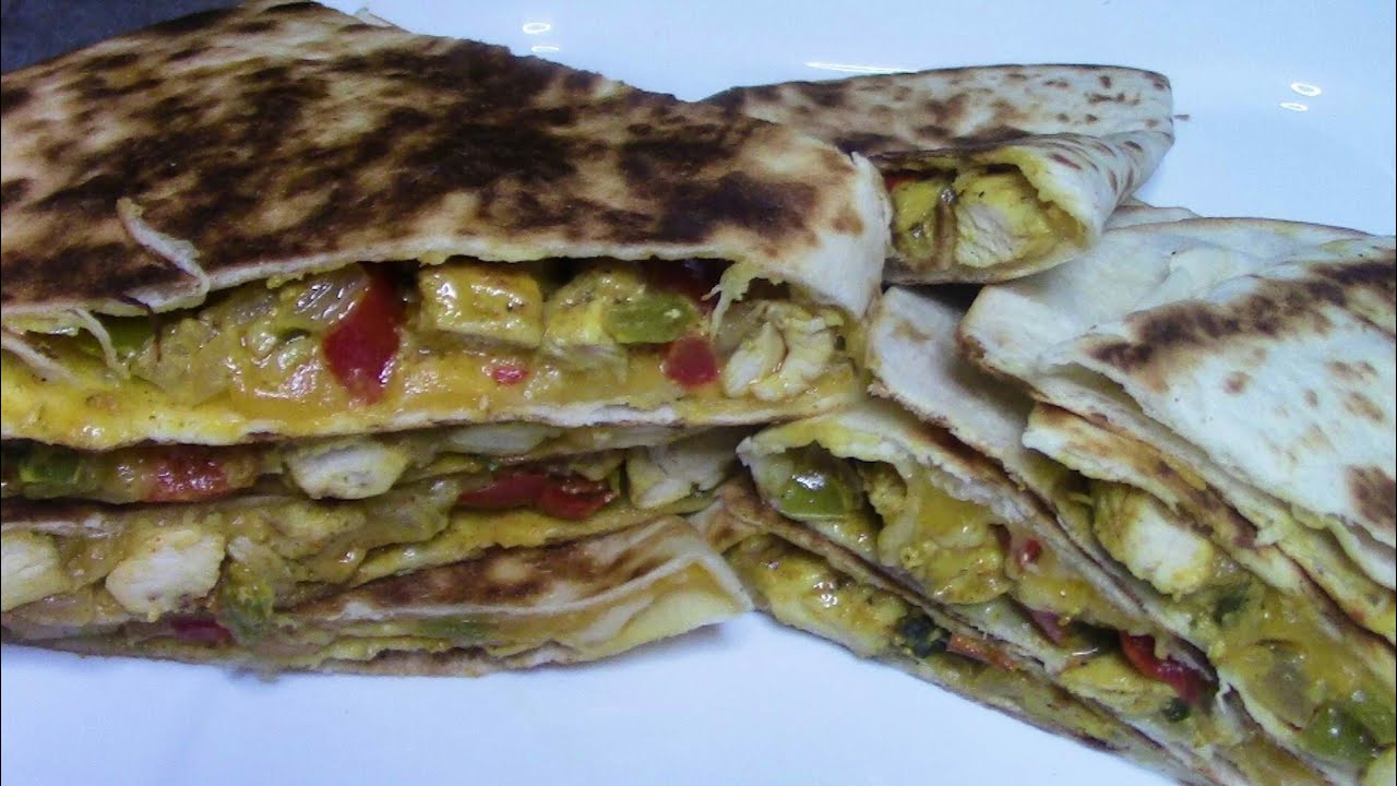 TORTILLAS AU POULET CHEDDAR UN PUR DELICE RECETTE ULTRA Rapide #10
