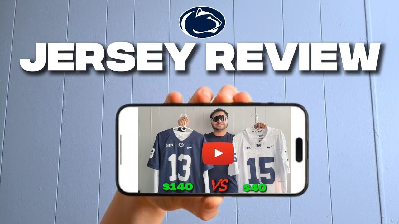 PENN STATE Jersey Review: $140 Nike VS $40 Aftermarket!