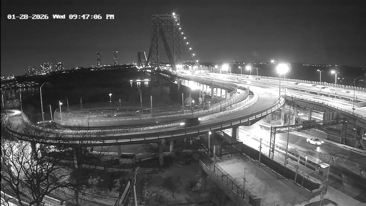 GWB NYC Side Live: Watch the Majestic George Washington Bridge Anytime.