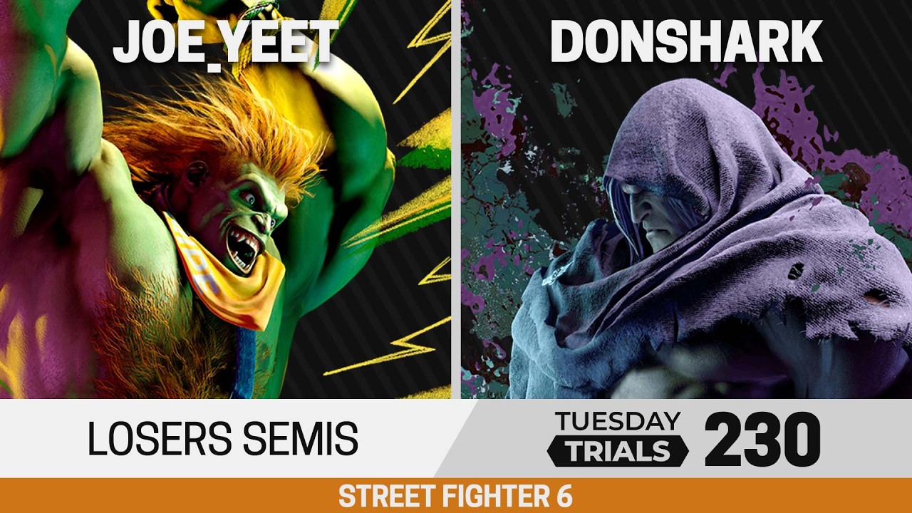 Tuesday Trials 230 SF6 Losers Semis - Joe_Yeet (Blanka) vs DonShark (M. Bison)