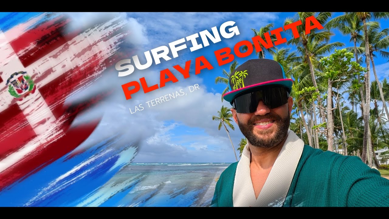 Surfing Playa Bonita 🇩🇴 | Island Vibes, Big Wipeouts, & Dominican Surf Legends.  #SurfPlayaBonita