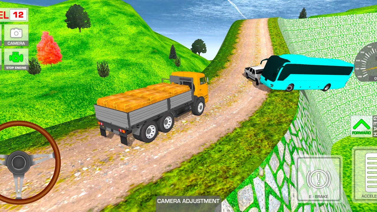 Death Road Truck Simulator Level 12 Transport Gold Bricks 