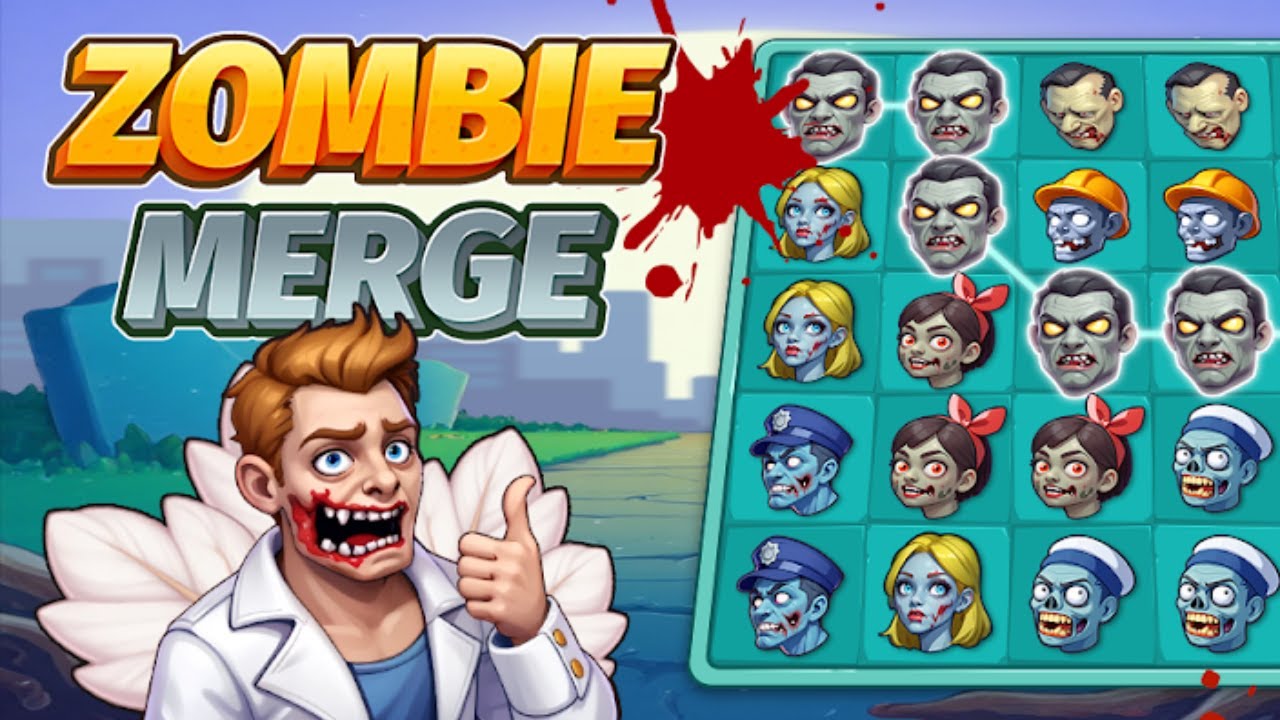 Zombie Merge: Grid Mayhem Game Android Gameplay