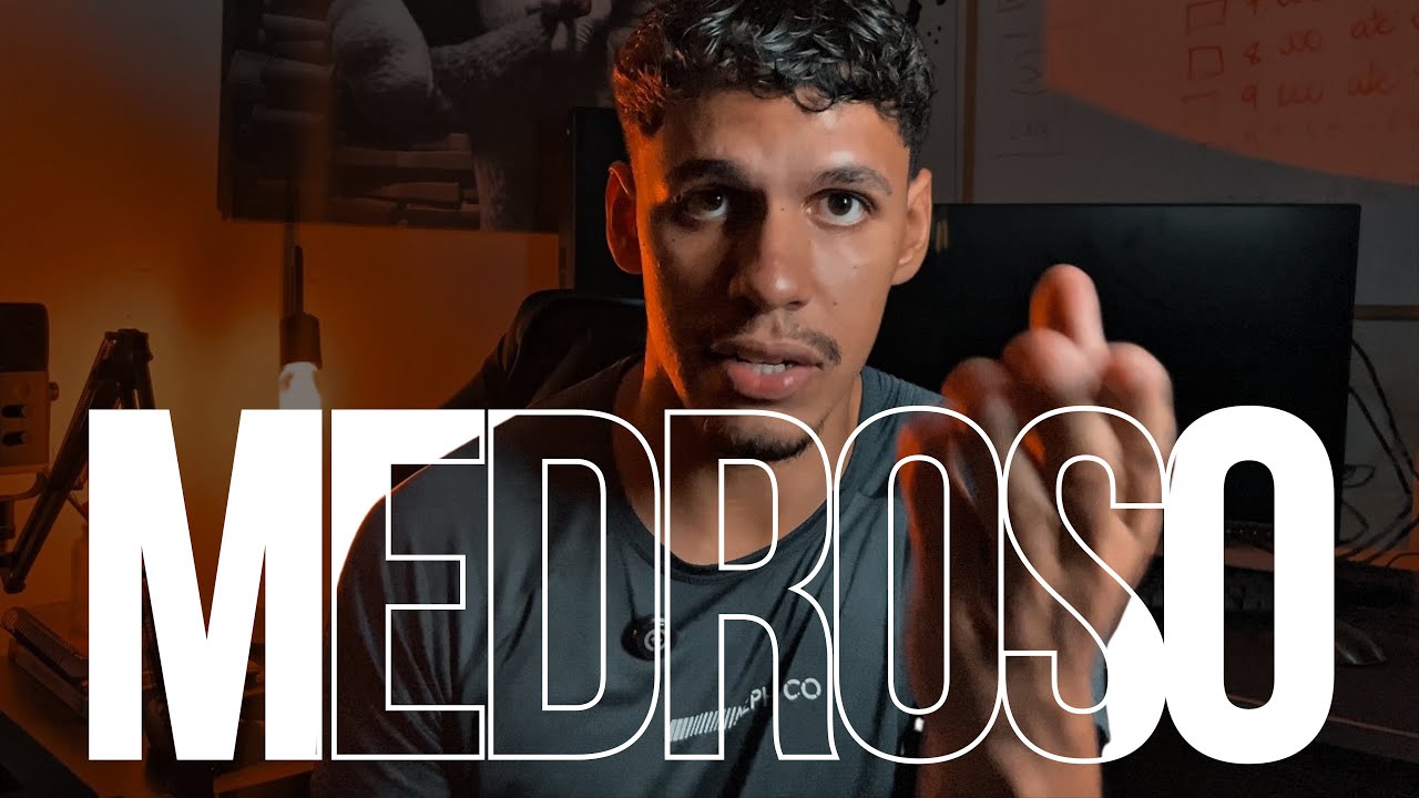 Você não é perfeccionista, VOCÊ É MEDROSO!