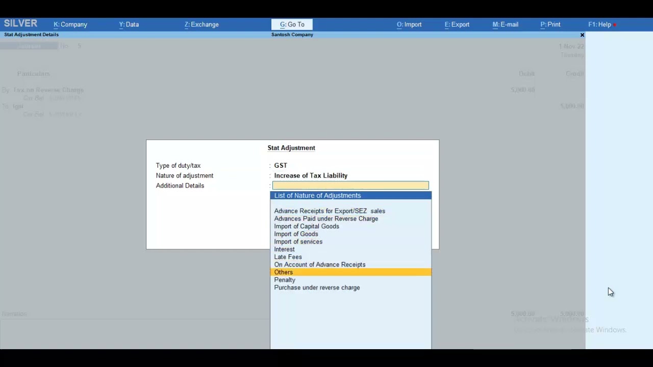 Tally Prime Education &ndash; Reverse Charge in Legal Service with GST Bill , GST REPORTS & More in Hindi