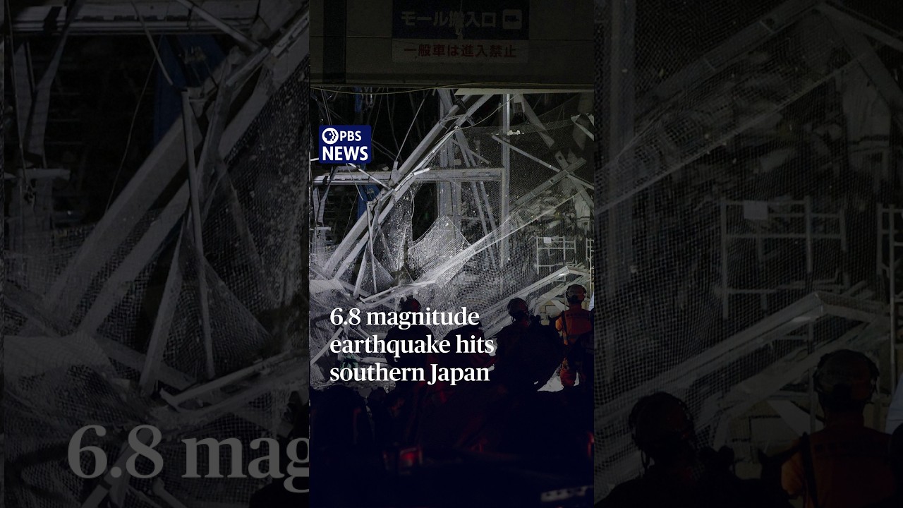 6.8 magnitude earthquake hits southern Japan