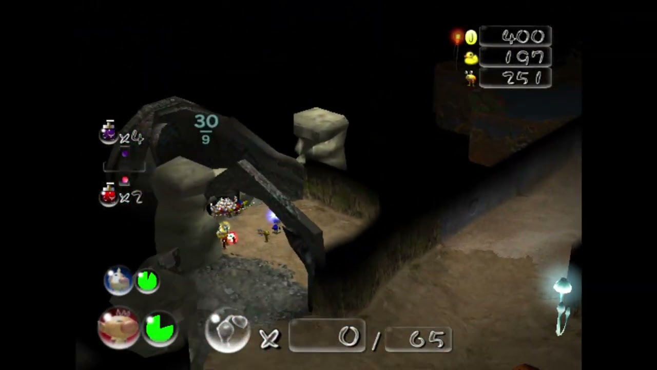 PIKMIN 2 Colossal Caverns - All Treasures attempt #4