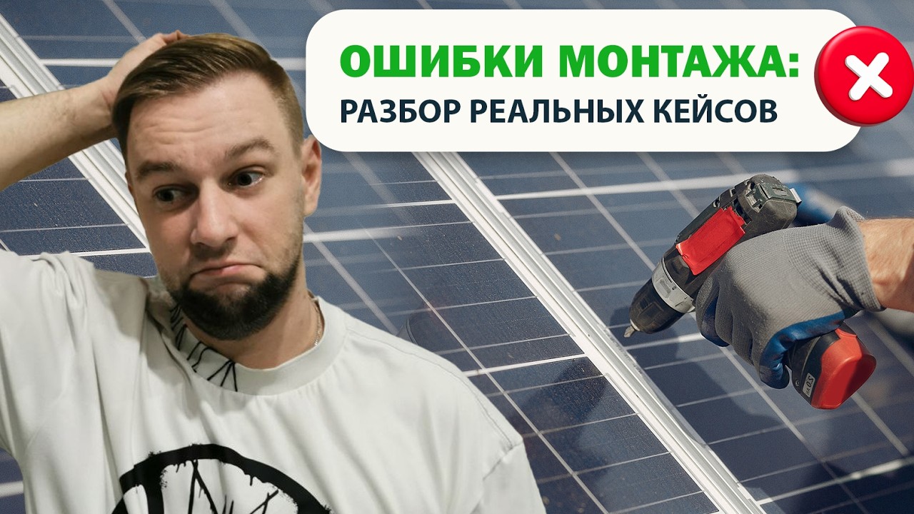 5 ошибок при монтаже солнечных панелей, которые стоят вам денег