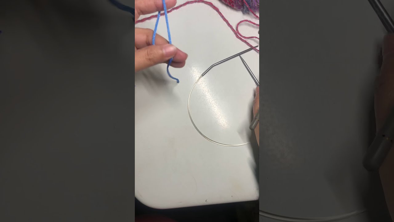 棒針教學-別色線起針crochet provisional cat-on別鎖の作り目