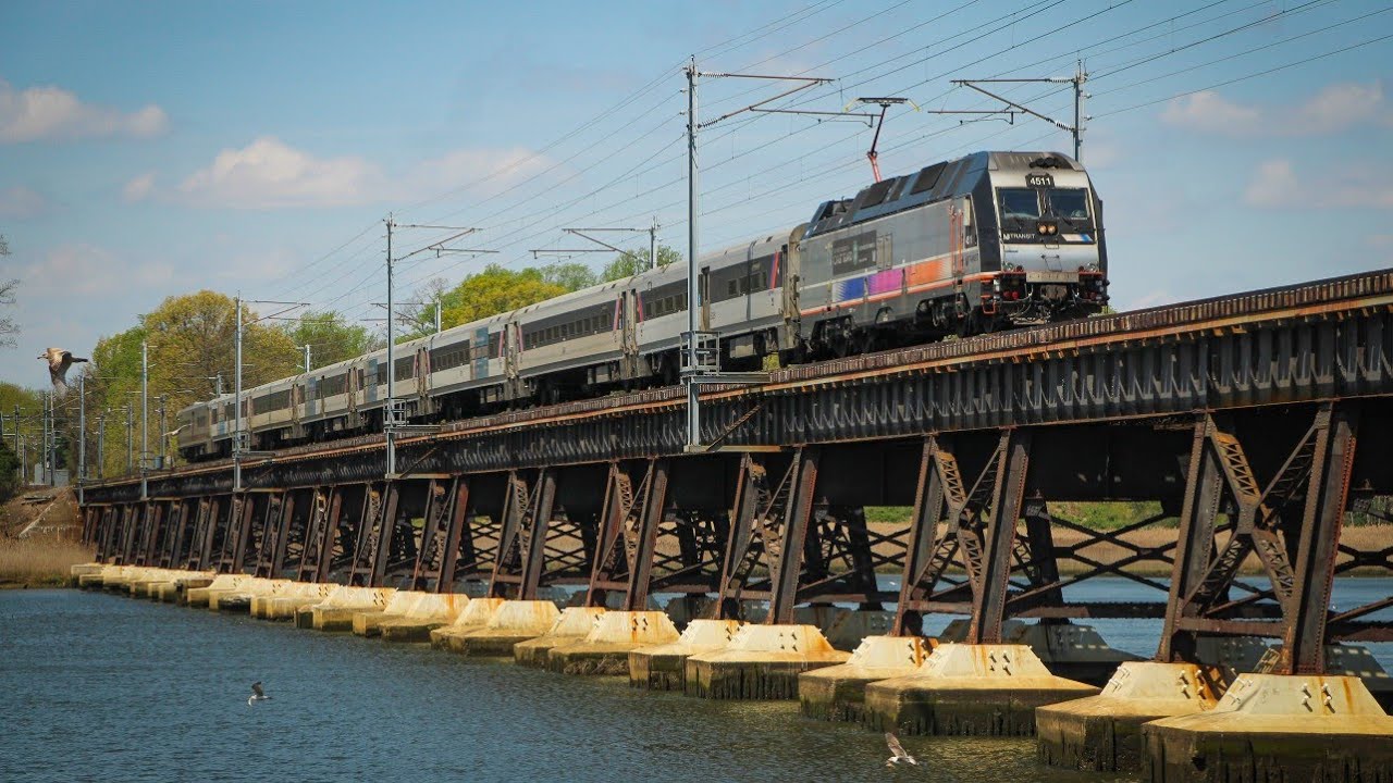 [RR] - NJ Transit North Jersey Coast Line trains in April