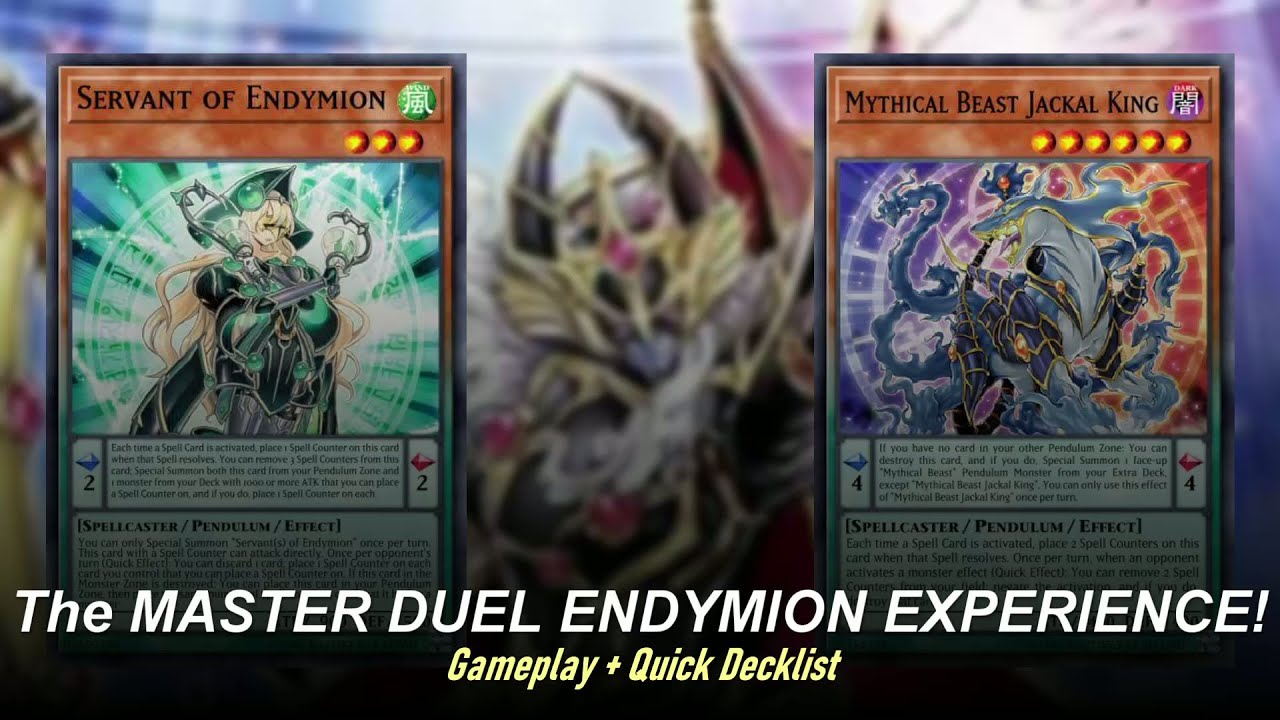 The MASTER DUEL ENDYMION EXPERIENCE! Gameplay + Quick Decklist