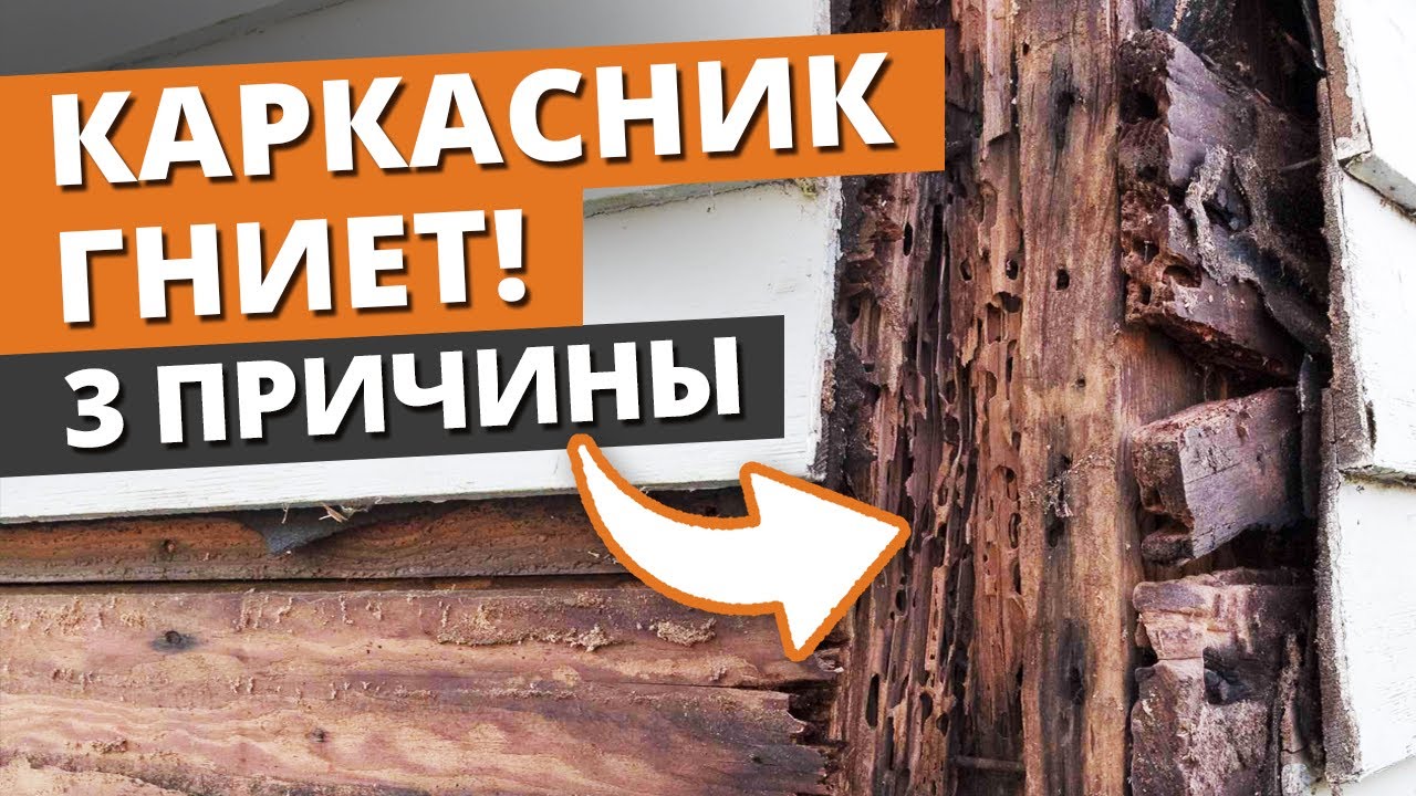 Почему ГНИЕТ каркасный дом? / Как ЗАЩИТИТЬ ДОМ от ГНИЕНИЯ на долгие годы?