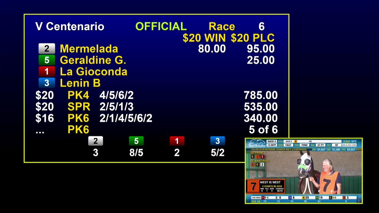 Transmisión Hipódromo V Centenario