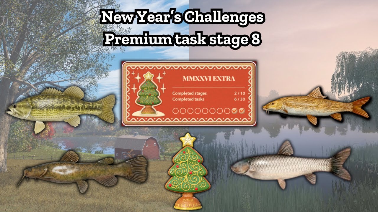 Premium Stage 8 New year challenge 2026 | Nanstein | Russian fishing 4 | #rf4 #russianfishing4
