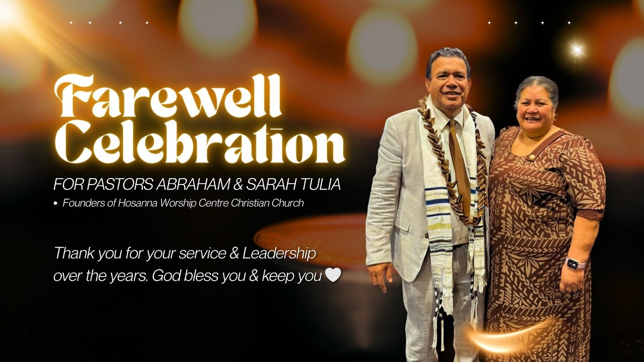 Farewell Celebration for Pastor Abraham & Sarah Tulia