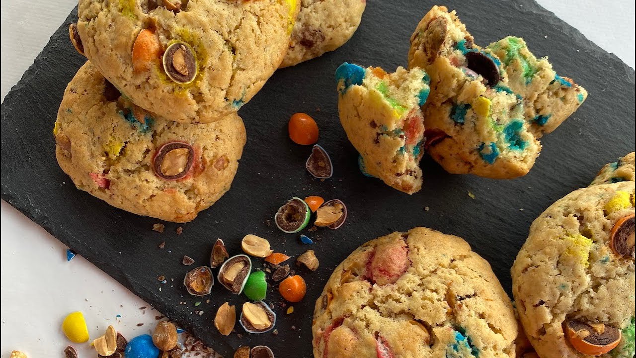 Cookies aux M&M's (facile & rapide) 😍