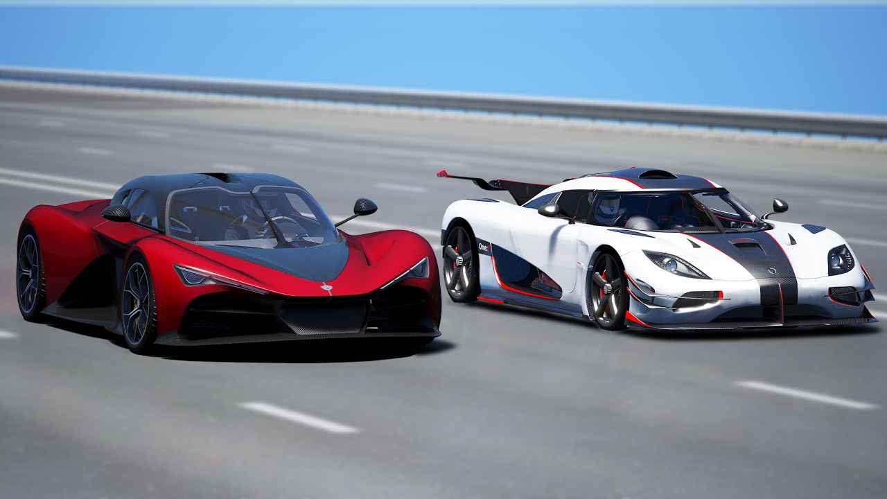 10,000 HP!!! Koenigsegg One vs Zenvo Aurora Tur | DRAG & TRACK RACE