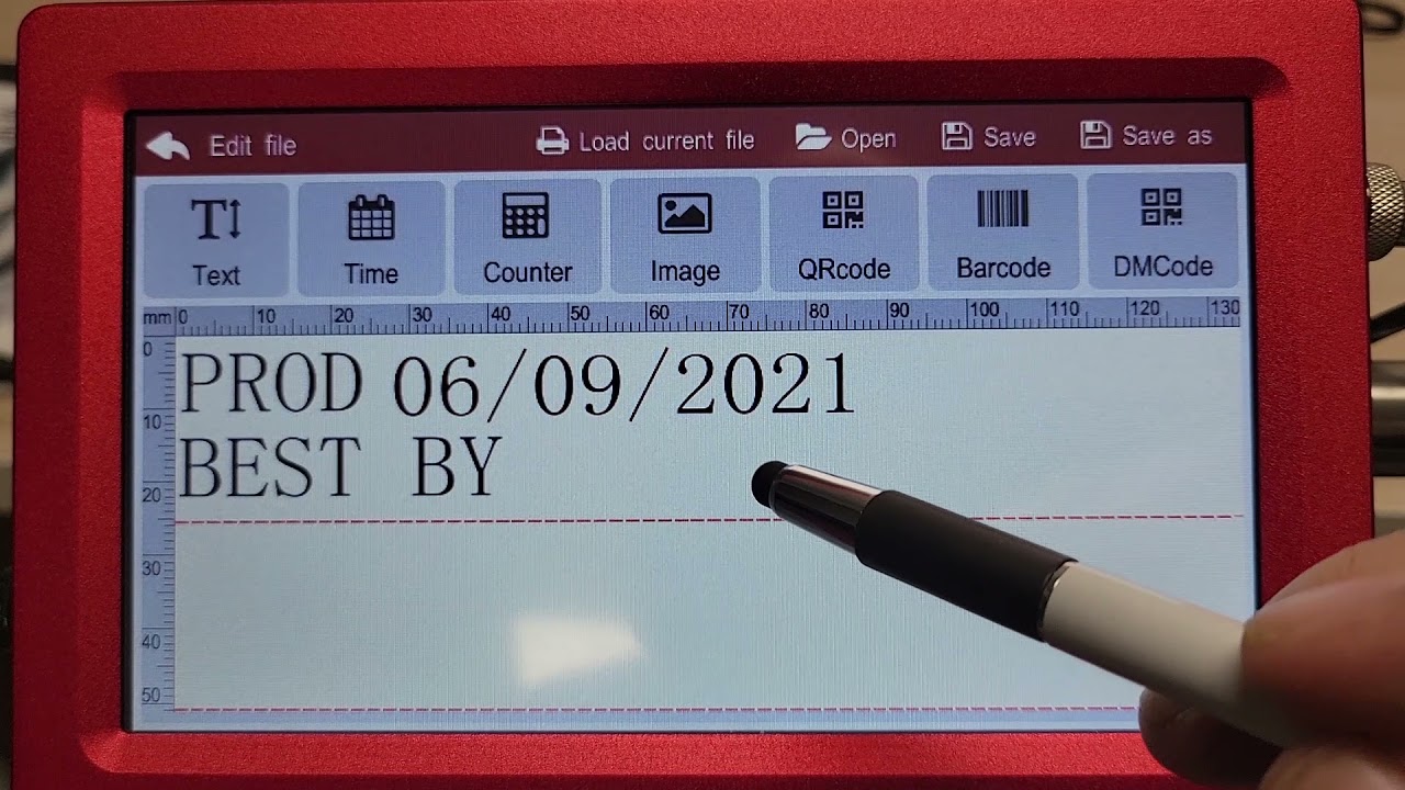 SNEED-JET Freedom 21/22 Case Coder - How to Create an Expiry Date Code