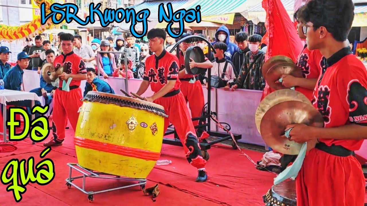 Đánh Trống Múa Lân Sư Rồng Cực Hay LSR Kwong Ngai / Lion Dance Drumming Barongsai / KN Khải Nguyên