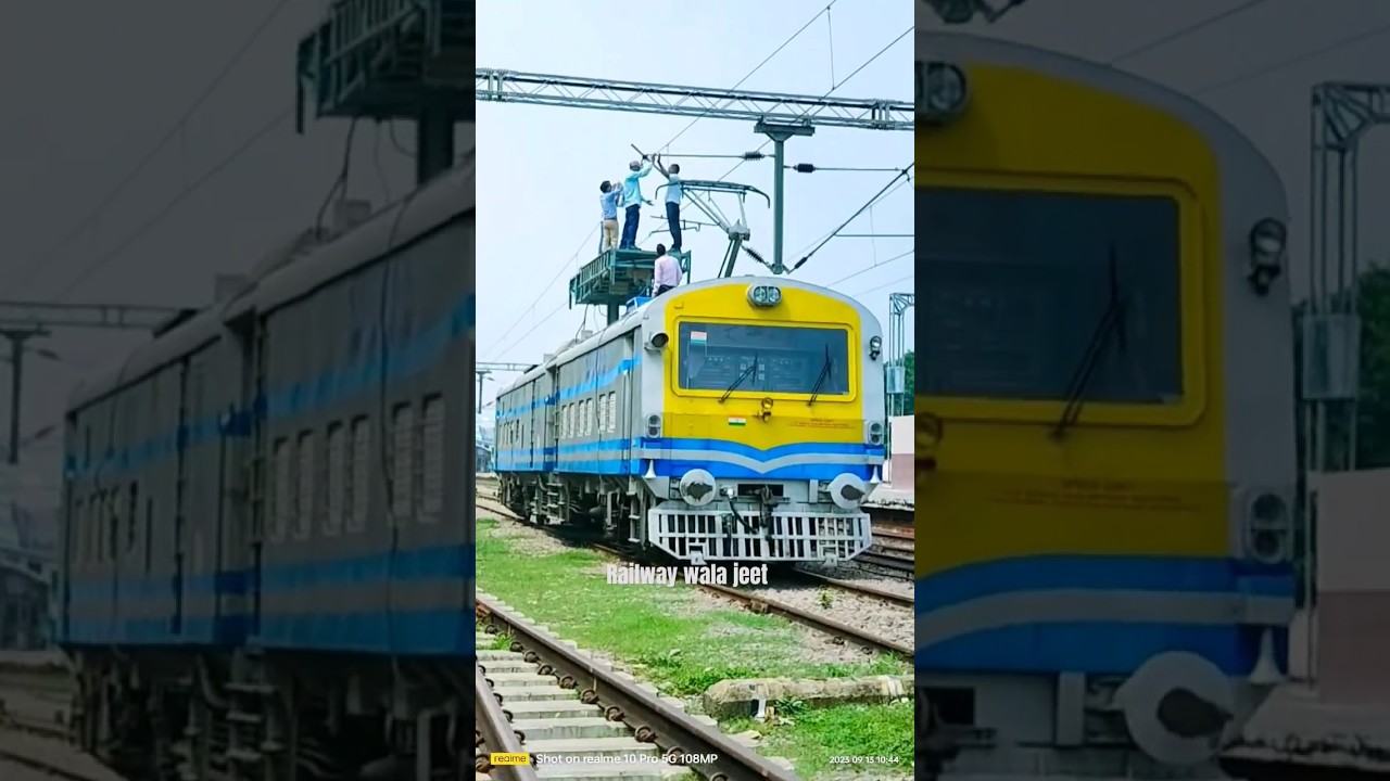 Tower wagon use of OHE traction|Indian Railway 🚂 electrification ⚡|#shorts #railway#youtubeshorts