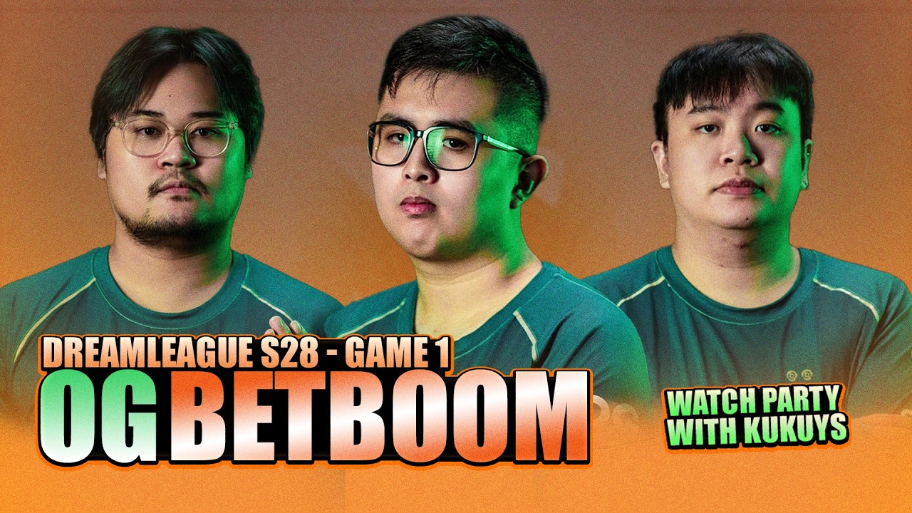 OG vs BETBOOM - GAME 1 - WATCH PARTY WITH KUKUYS - DreamLeague S28