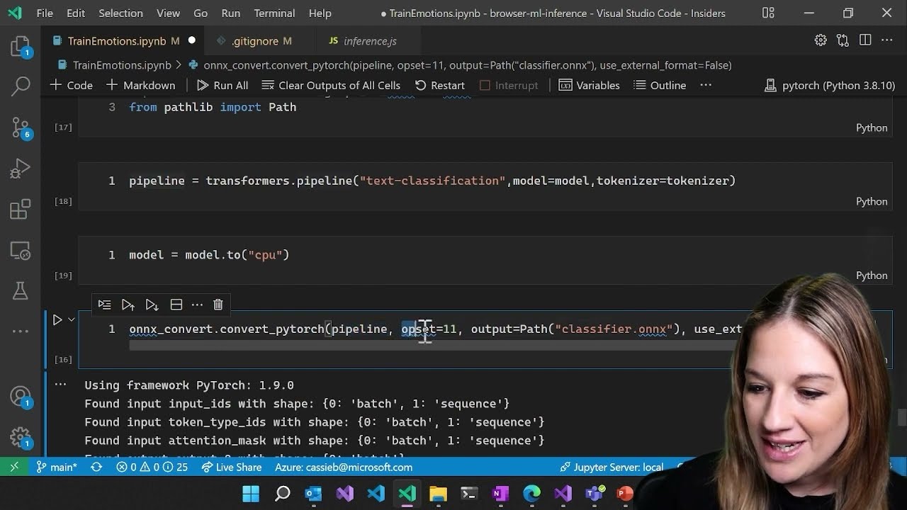 Deploy Transformer Models in the Browser with #ONNXRuntime