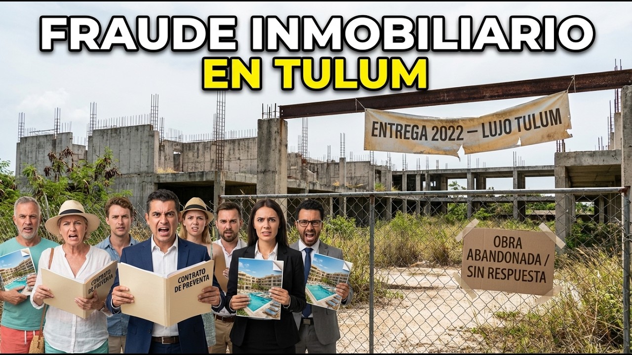 Dentro del Colapso Inmobiliario de Tulum: El Fraude Más Grande de México (1000 Casos)