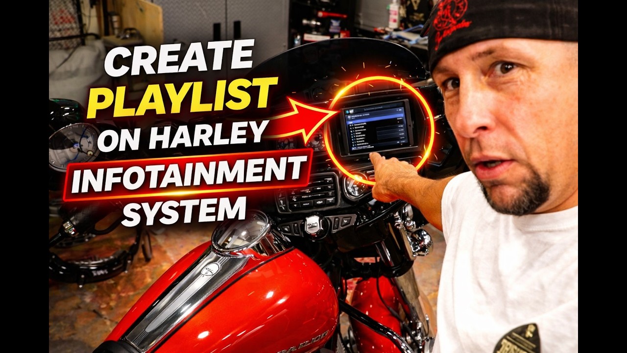 How to Create Playlist on Harley Infotainment System
