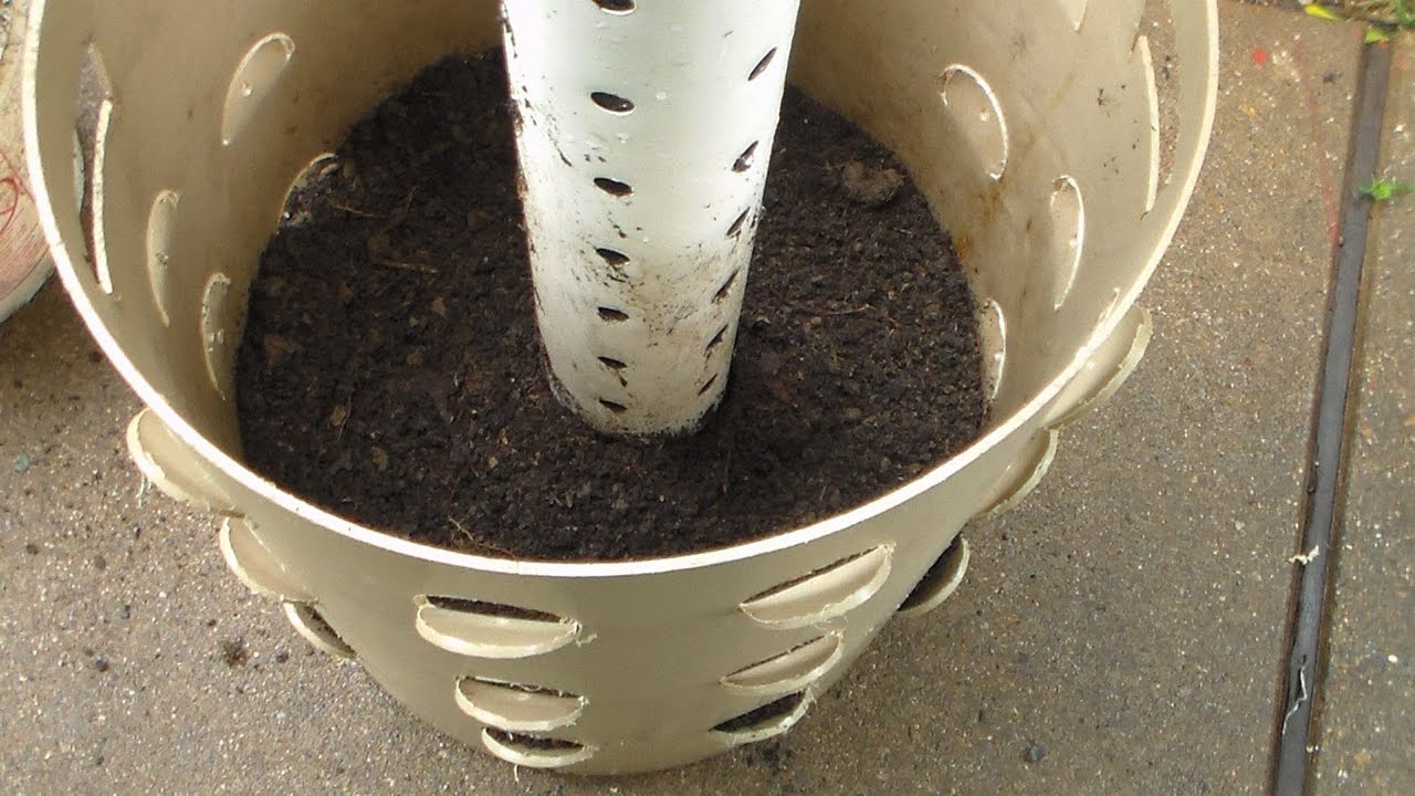 Vertical Gardening Build a Grow Tower Barrel + Worm Tube