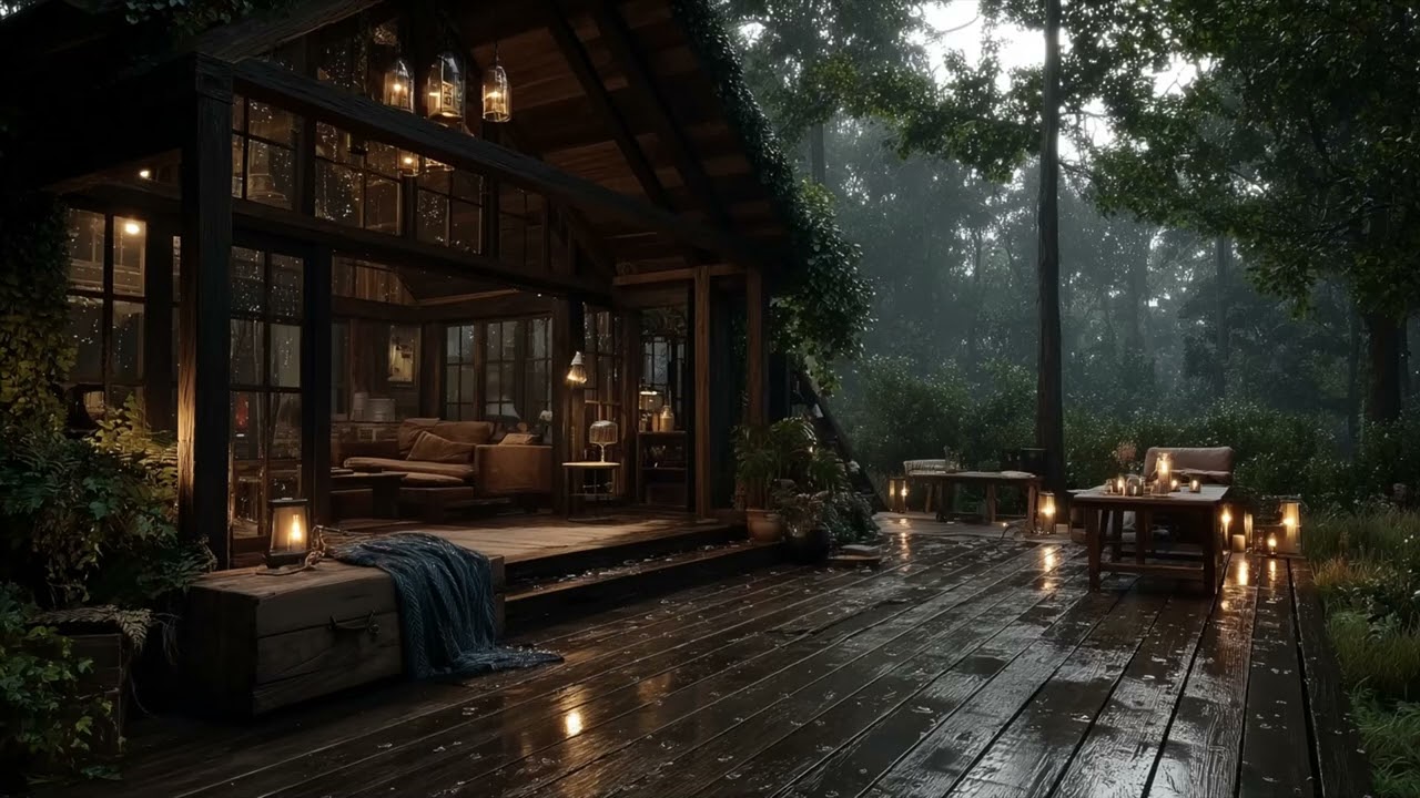 Gentle Rain Sounds & Relaxing Sleep Music – Reduce Stress Naturally