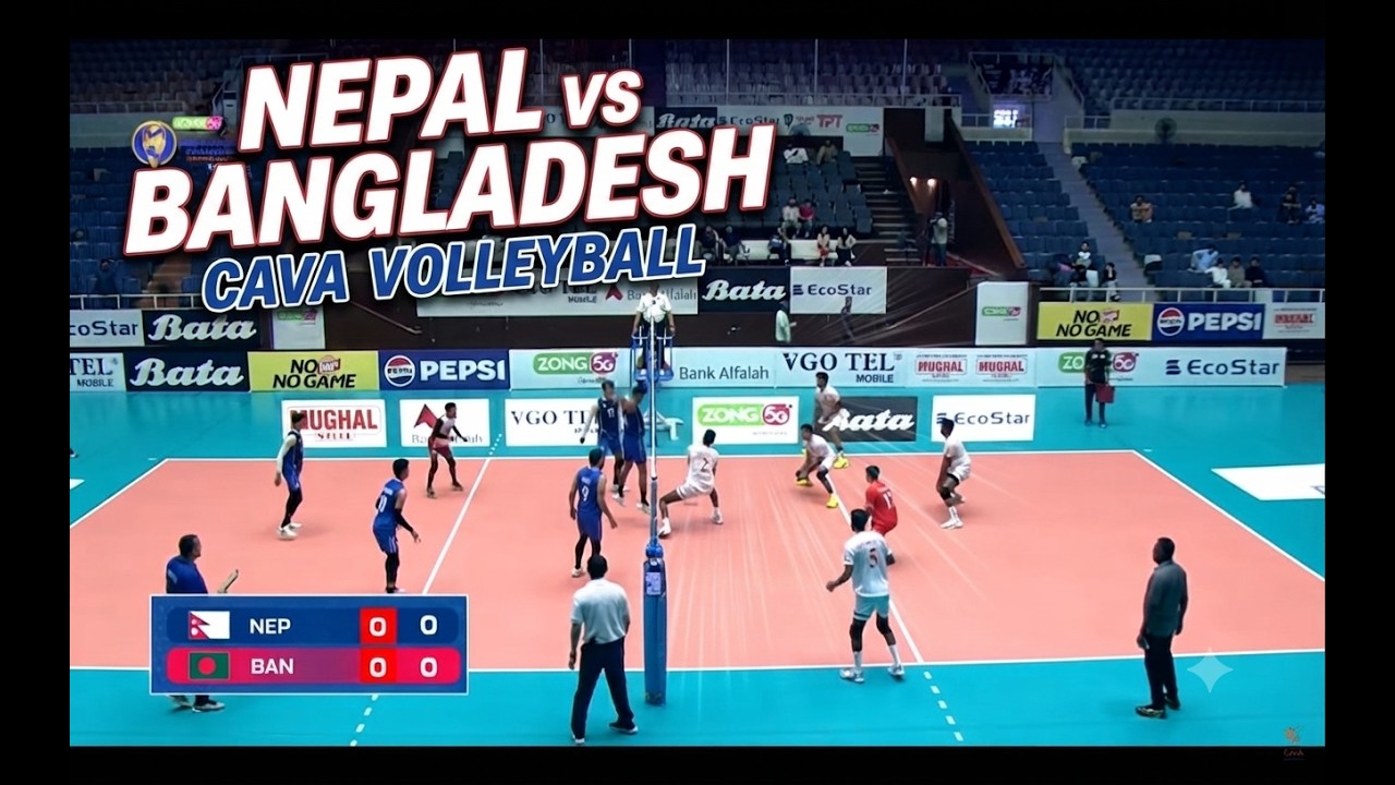 Live: Nepal Vs Bangladesh: Cava Volleyball. Watch Full LIVE ।।