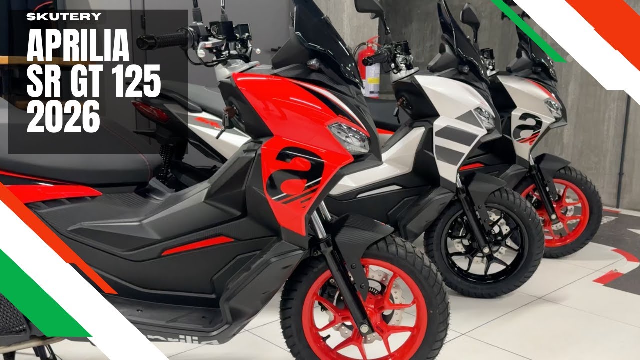 Aprilia zrobiła skuter, który psuje rynek. W tej cenie powinni go zabronić! - Aprilia SR GT 125 2026