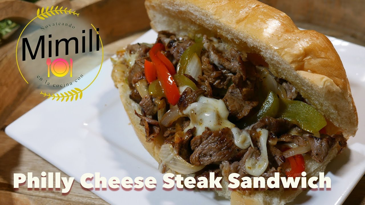 Philly Cheese Steak Sandwich receta super facil - Novateando en la Cocina