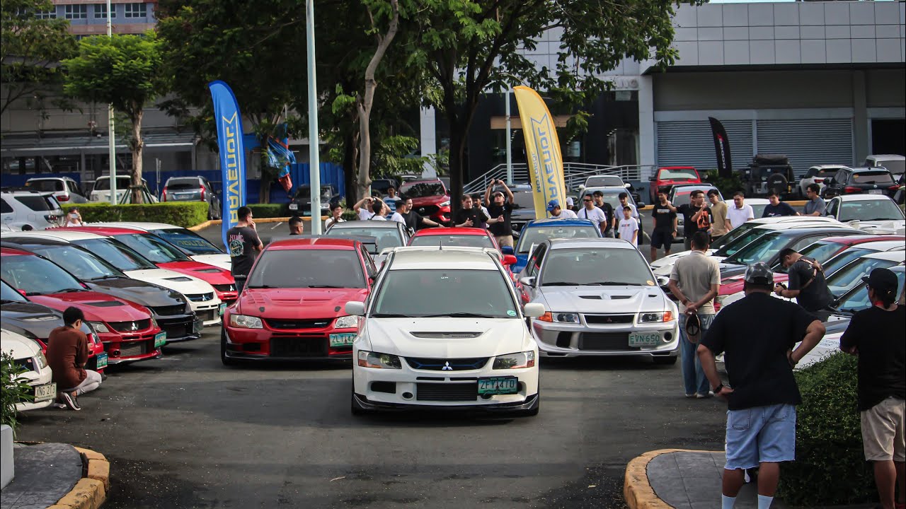 Scene in Evolution Club Philippines 1st Evo Meet!