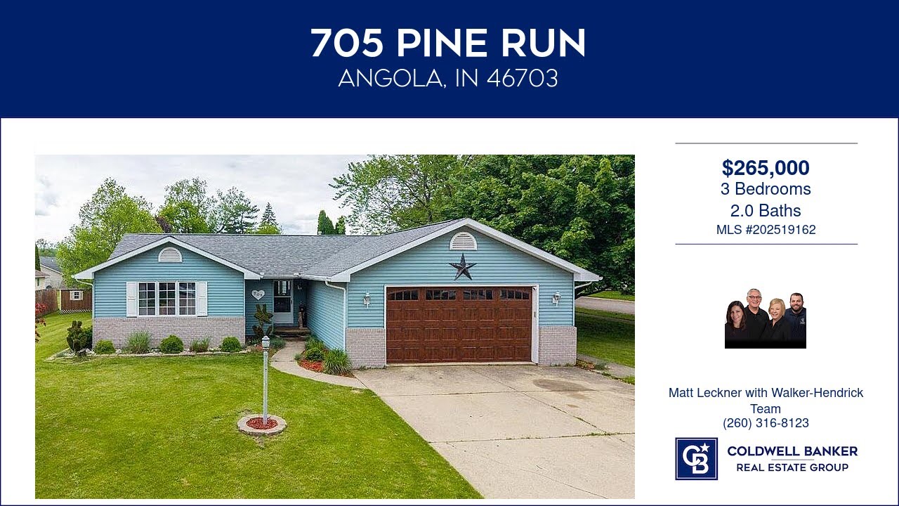 705 Pine Run, Angola, Indiana Homes for Sale | www.coldwellhomes.com