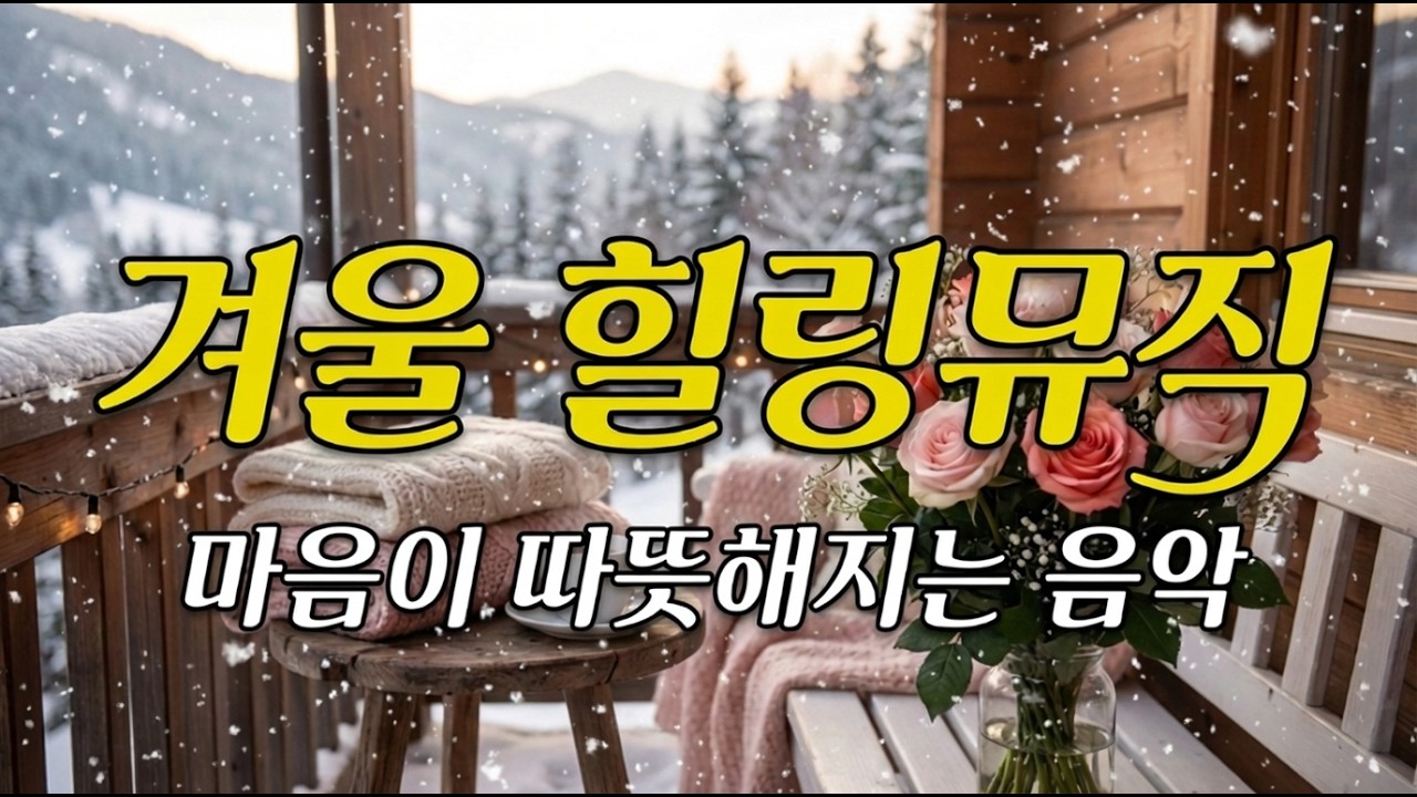 🎧 그냥 틀어 놓으세요! ❄️ 마음이 따뜻해지는 겨울 카페음악 | 일하면서 듣기좋은 카페음악 | 업무·공부·휴식 | 더힐링뮤직 Playlist