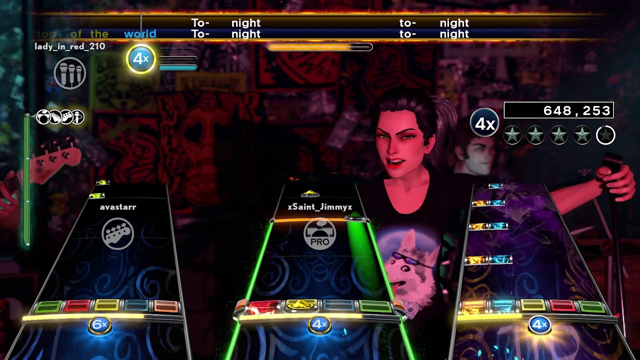 Rock Band 4 - Tonight Tonight - Hot Chelle Rae - Full Band [HD]