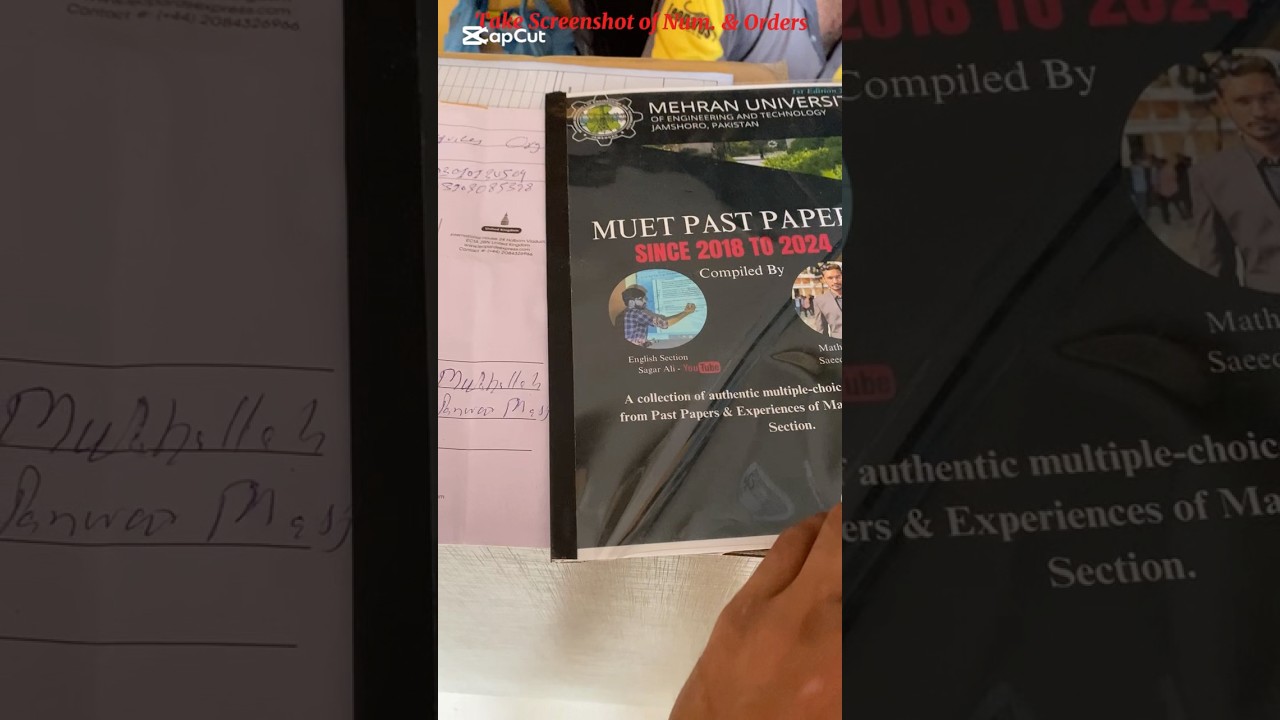 MUET Past Paper Since 2018 - 2025 Booklet for Practice to Achieve Deserving Marks & Department 