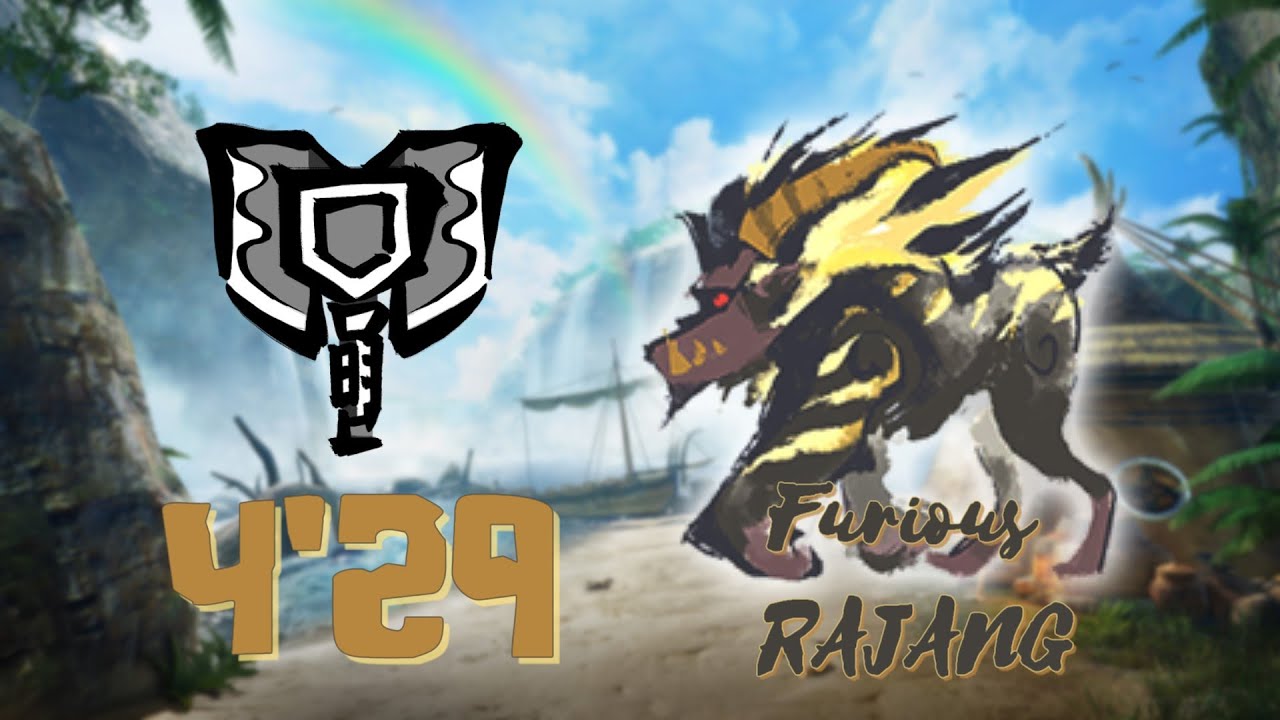 [MHRS] Furious Rajang - Charge Blade [4'29] (Spinning Axe)
