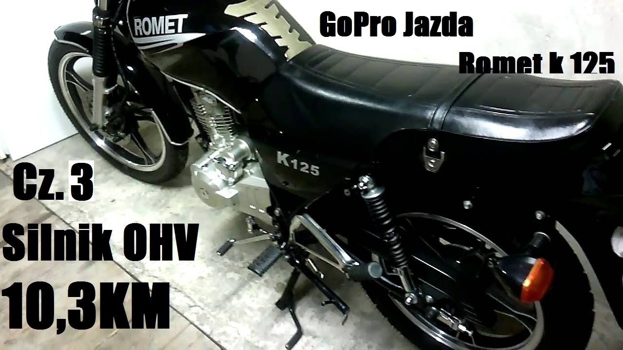 Jazda motocyklem Romet K 125 cz.3 GoPro Hero