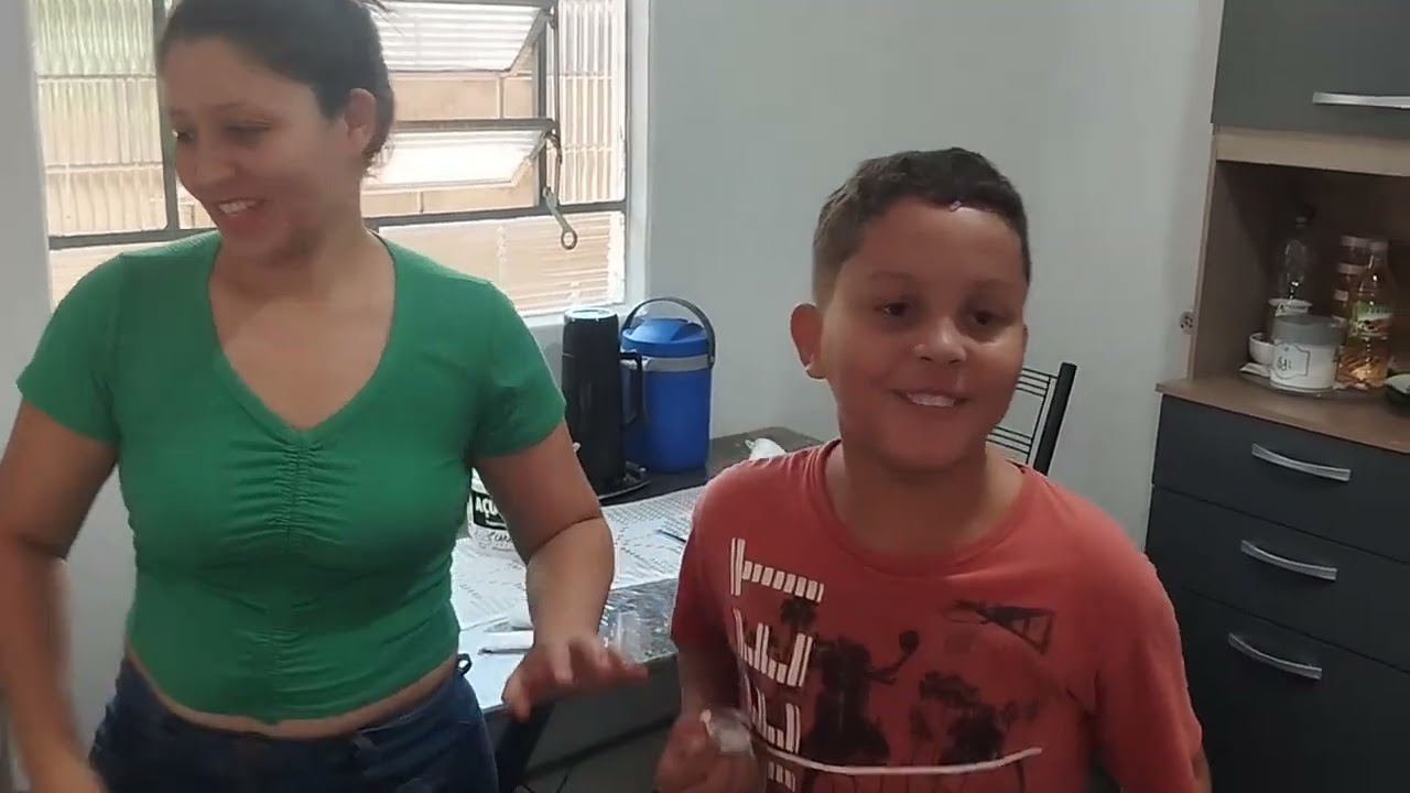 Dia da belinha tomar banho 🤩 esposa fez geladinho gorme// nossa rotina simples// rotina de domingo 